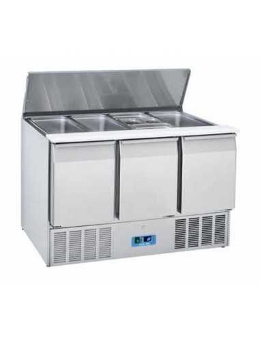 Refrigerated Salads - N. 3 Doors - cm 136.5 x 70 x 88.3h