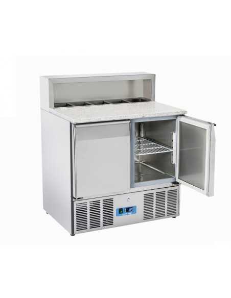 Pizza counter 2 door - Ingredient holder - cm 90 x 70 x 102.2 h Pizza counter 2 door - Ingredient holder - cm 90 x 70 x 102.2 h