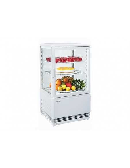 Frigorífico armario - Capacidad No 58 - N. 4 lados de vidrio - cm 42.8 x 38.6 x 81h