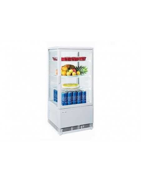 Vitrina - Capacidad Lt 78 - N.4 caras cristal - cm 42.5 x 38.5 x 99.5h