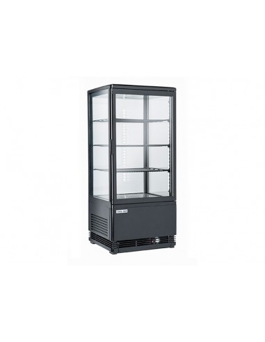 Refrigerator cabinet - Capacity Lt 78 - N. 4 glass sides -  cm 42.5 x 38.5 x 99.5h