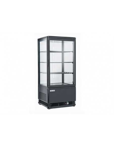 Armadio frigorifero - Capacita Lt 78 - N. 4 lati vetro -  cm 42.5 x 38.5 x 99.5h