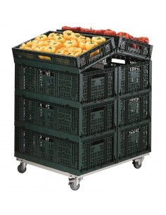 Pedal holder - Tilt bow 2 piles of crates -  cm 78,5 x 57... 2