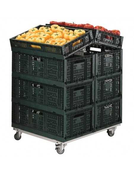 Pedal holder - Tilt bow 2 piles of crates -  cm 78,5 x 57 x 11