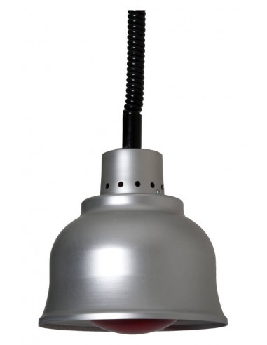 Suspension heating lamp - Aluminium - Spiral cable - cm Ø 22.5