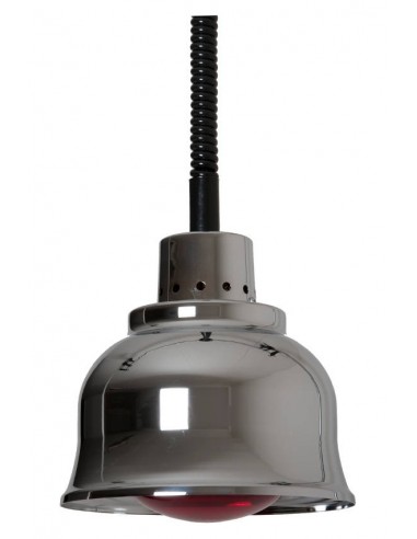 Suspension heating lamp - Copper - Color White -  cm Ø 22.5