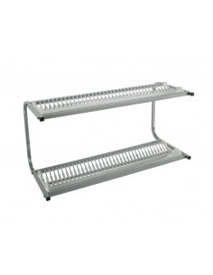 Wall-mounted dish drainer - N° 60 plates (16 ÷ 32 Ø) - cm...