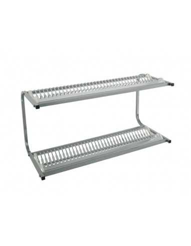 Wall-mounted dish drainer - N° 60 plates (16 ÷...