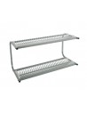 Pensile scolapiatti - Diametro piatti 16 ÷ 32 - N° piatti 60 - Dimensioni cm 83x42x48h