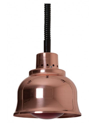 Suspension heating lamp - Copper - Red color - cm Ø 22.5