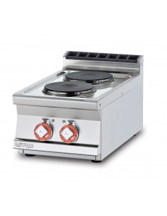 Cucina elettrica - N. 2 piastre tonde - Cm 40 x 70,5 x 28 h