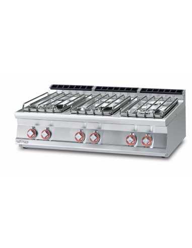 Gas cooker - N. 6 fires - cm 120x70,5x28 h