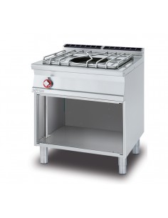 Professional Gas Paellero - Power kW 11.5 - Open compartment - cm 80 x 70.5 x 90 h