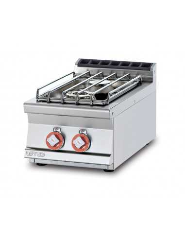 Cucina a gas - N. 2 fuochi - cm 40x70,5x28 h