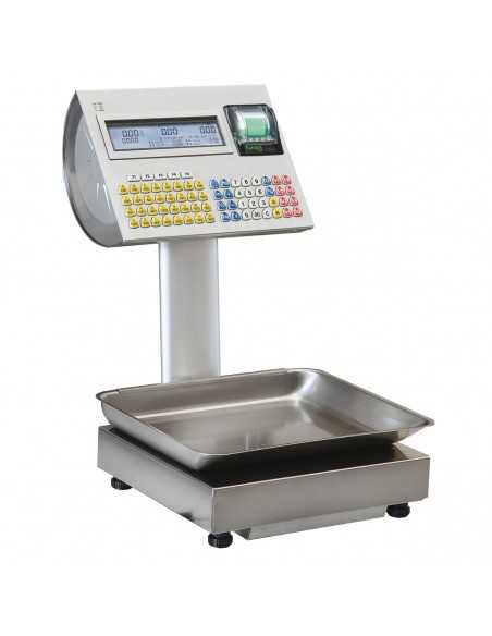 Bilancia - Stampante grafica - 4-8 operatori - Kg 12/30 Div 2/5g - Cm 35 x 37.1 x 54 h