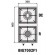 N. 2 quemadores de gas de doble corona kW 6,5 + Rapido Kw 4,5