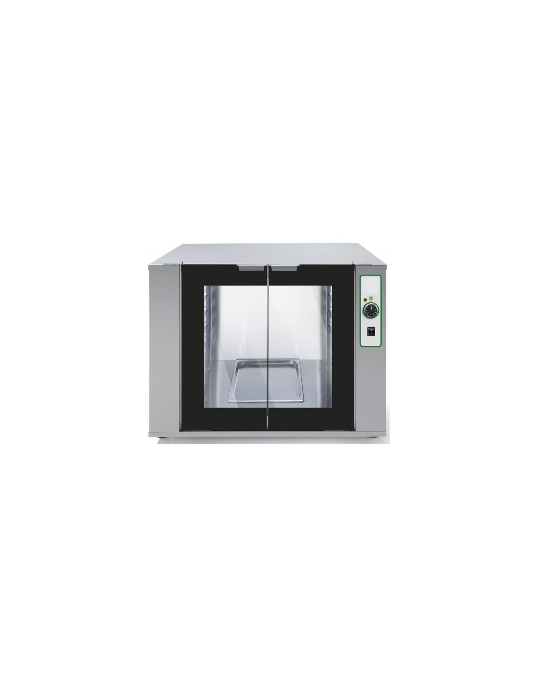 Armario de fermentación - Marco de acero inoxidable y puerta de cristal - Termostato 0-60°C - Capacidad n. 12 bandejas cm