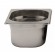 GN 1/6 stainless steel basin - Dimensions 17.6x1.2x15 h