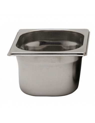 Stainless steel stick  GN 1/6 - Dimensions 17,6x16,2x15 h
