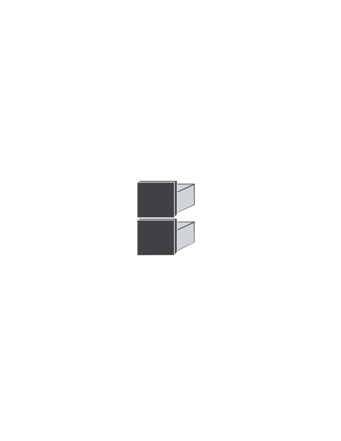 Cassettiera n.2 cassetti refrigerati 1/2 (cm 30.1 x 48.8 x 22 h )