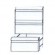 Chest of drawers n. 3 refrigerated drawers 1/3 (cm 30.1 x 48.8 x 11.9 h)