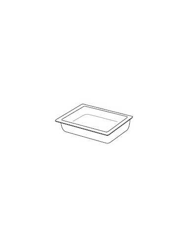 Vaschetta inox Gastronorm GN2/1 cm L65 x 53 x 15 h