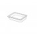 Gastronorm plastic container GN 1/1 cm L 32.5 x 53 x 10 h