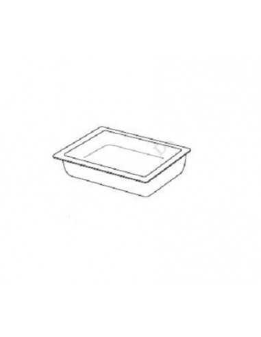 Bandera de plástico gastronorm GN 1/1 cm L 32,5 x  53 x 10 h
