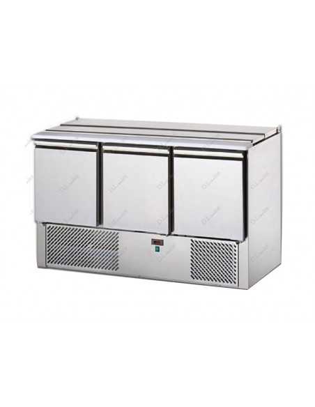 Saladette refrigerata - N.3 porte - cm 138x70x88 h