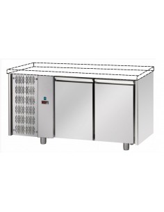 Mesa refrigerada - Sin suelo - N. 2 puertas - Motor sx -...