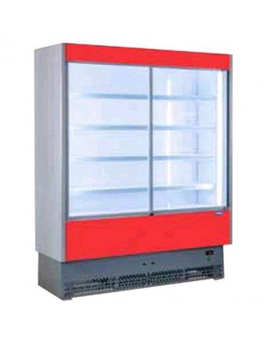 Refrigerated wall - Sliding doors - For cold cuts and dairy - Temperature +°/+°C - Ventilate - cm 135 x 65x 195.8h