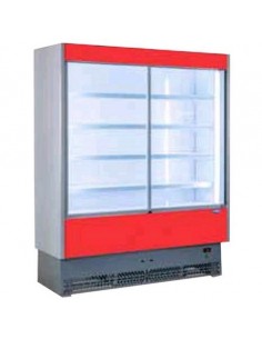 Muralla refrigerada - Puertas deslizantes - Para cortes fríos y lácteos - Temperatura +°/+°C - Ventilado - cm 197.5 x 65x 195.8h