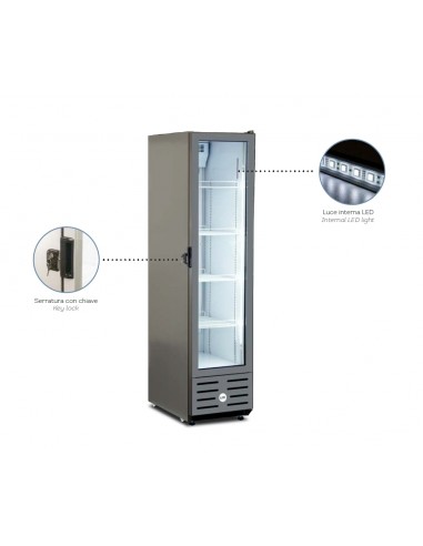 Refrigerator cabinet - Capacity 258 lt - cm 44.2 x 66.9 x 184.8 h