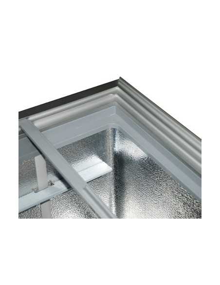 Cristal helado - N. 7 x lt 4.25 o 7 x lt 5 - Cm 130.5 x 63.5 x 124h