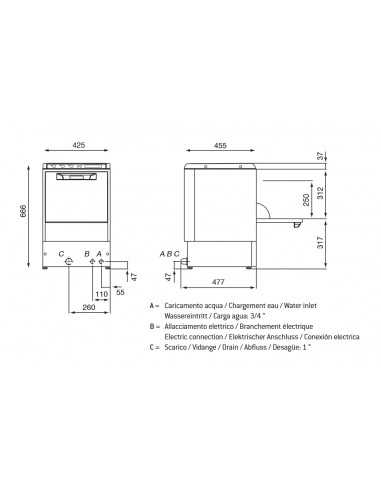 Washers - With pump - Basket Ø 36 cm - cm 42.5...