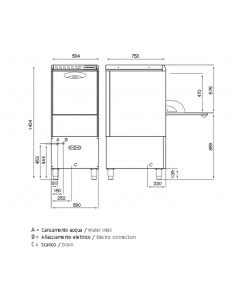 Dishwasher - Basket cm 50 x 60 - Air Break System - cm... 2