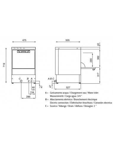 Washers - With pump - Basket cm 40 x 40 - cm...