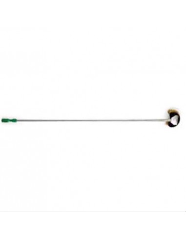 Brass half-light swivel brush - Dimensions cm 170 h