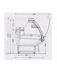 Banco neutro - cm 108 x 119.2 x 131.1 2