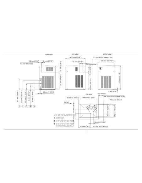 Granular ice maker - Air/Water 600 kg/24h Granular ice maker - Air/Water 600 kg/24h