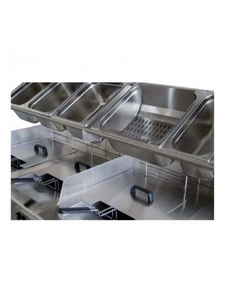 Electric fryer - Capacity lt 21 +21 - cm 90 x90 x 90 h