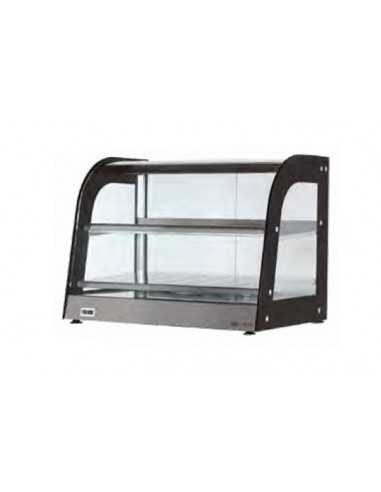 Escaparate caliente con cristal curvado - N. 1 top - cm 120 x 53 x 60h