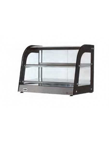 Escaparate caliente con cristal curvado - N. 1 top - cm 120 x 53 x 60h