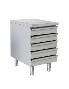 Cassettiera - N. 5 cassetti - cm 50.5 x 77.5 x 67h