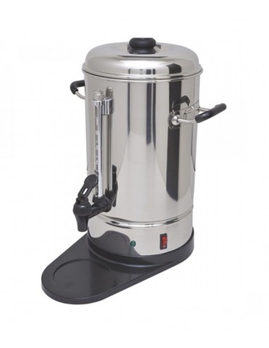 Electric filter coffee percolator - Capacity 48 cups - Capacity 6.8 liters - Temp. 0°/90°C - Monophase - cm 22 x 22 x 44 h