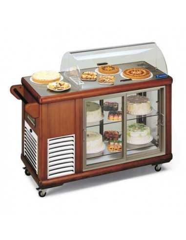 Carrello refrigerato pasticceria - Capacità Lt. 240 - cm 133.9 x 56 x 107.8h