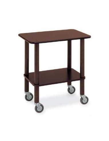 Service trolley - Solid wood - Plans in melamine - cm 71x46x78h