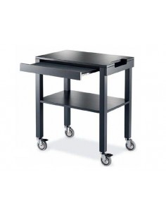 Carrello di servizio - Gambe legno - Ripiani in MDF -...