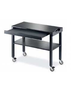 Carrello di servizio - Gambe legno - Ripiani in MDF -...