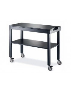 Service trolley - MDF shelves - Push handle - cm 100x56x84h